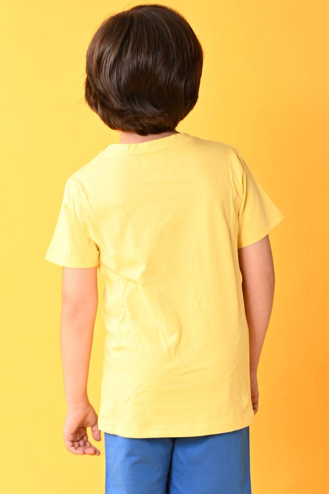 GOAL SHORT SLEEVES - T-SHIRT - YELLOW - Anthrilo India