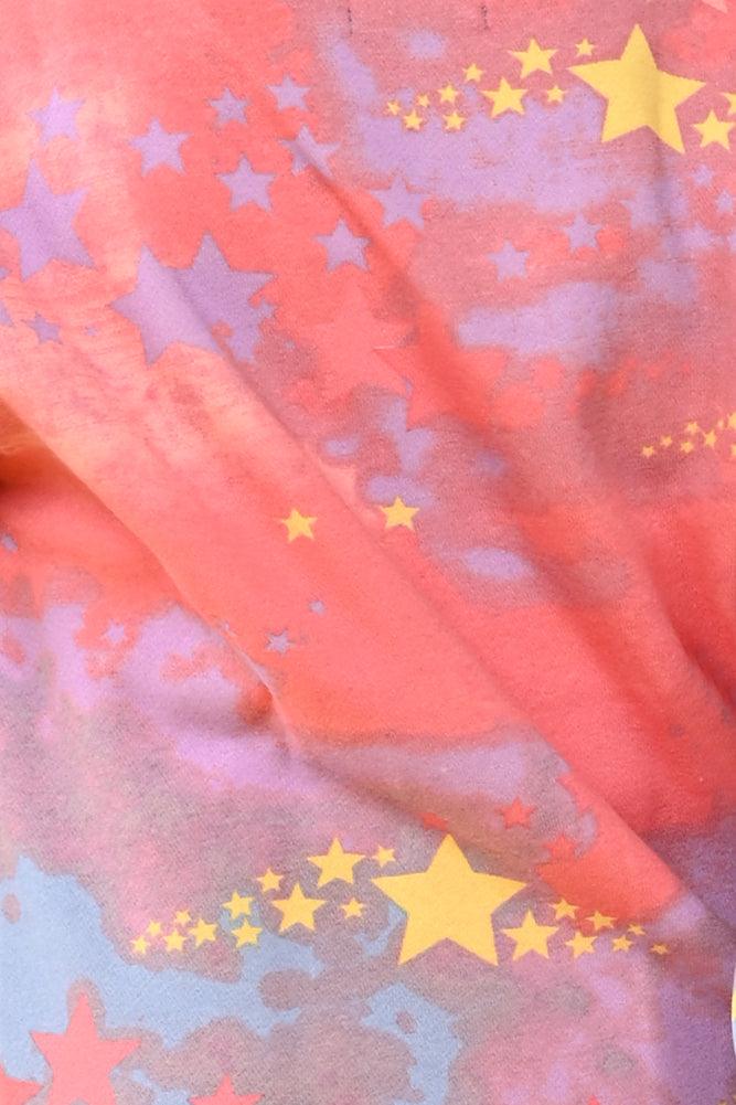TIE DYE STAR FLEECE JOGGER - PINK - Anthrilo Design House
