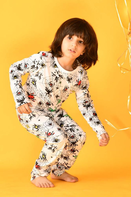 SPIDER BOYS PYJAMA SET (LONG SLEEVES) - Anthrilo
