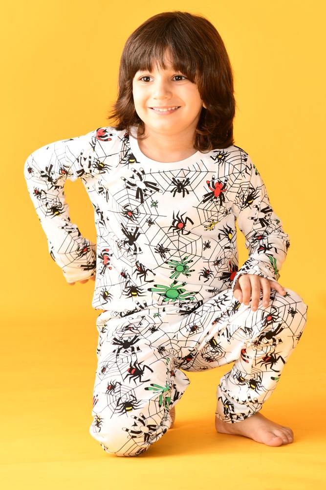 SPIDER BOYS PYJAMA SET (LONG SLEEVES) - Anthrilo