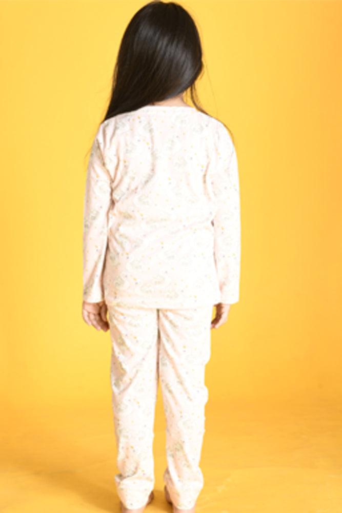 SWAN LONG SLEEVES PYJAMA SET - PINK - Anthrilo Design House