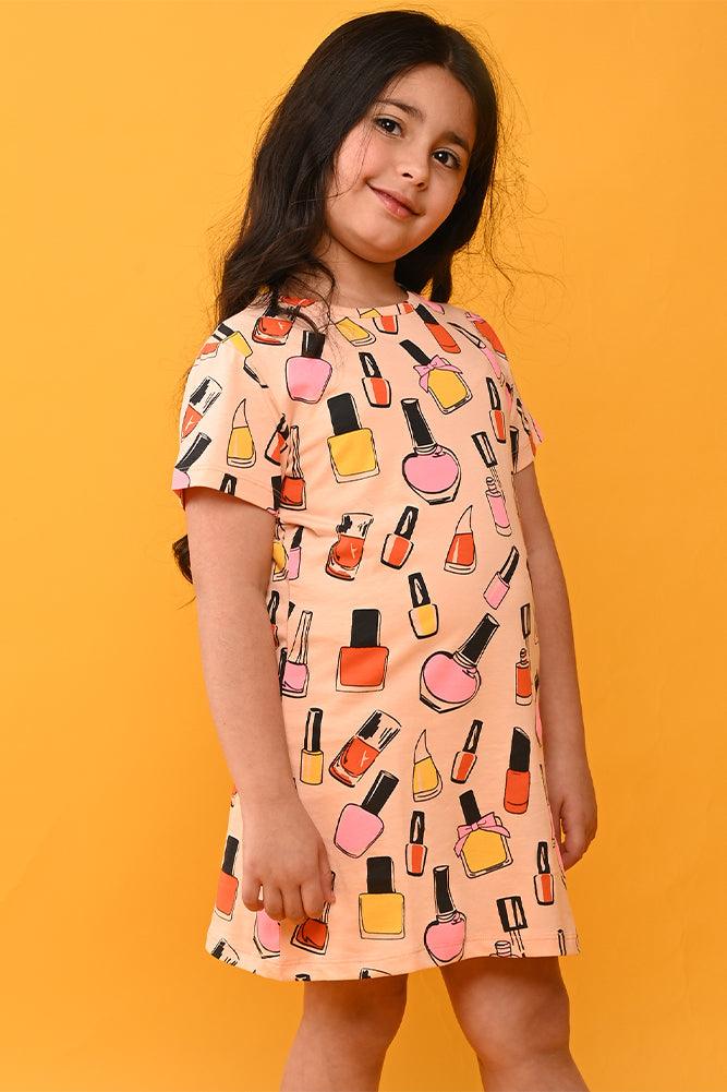NAIL PAINT PEACH NIGHT DRESS - PEACH - Anthrilo India