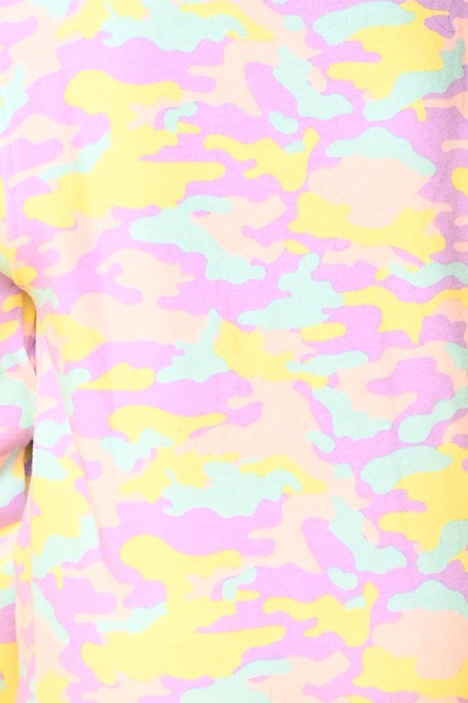 CAMOUFLAGE FLEECE GIRLS JOGGER - PINK - Anthrilo Design House