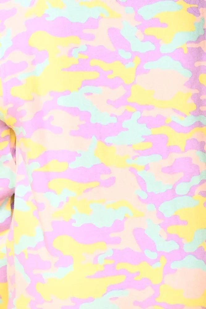 CAMOUFLAGE FLEECE GIRLS JOGGER - PINK - Anthrilo Design House